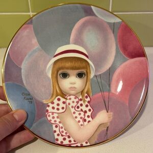 1976 Margaret Keane "The Balloon Girl" limited edition collector plate